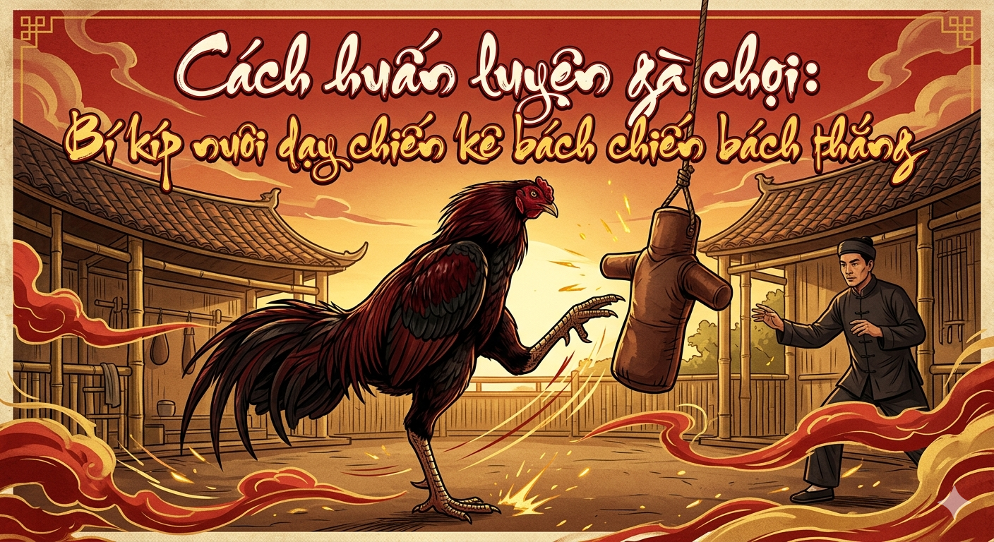 cách huấn luyện gà chọi